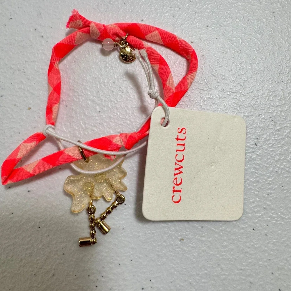 Crewcuts‎ Glitter Critter Friendship Bracelet Gingham Adjustable OLDSTOCK RARE